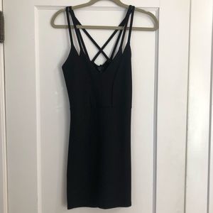 Topshop Black Bodycon Cocktail Dress
